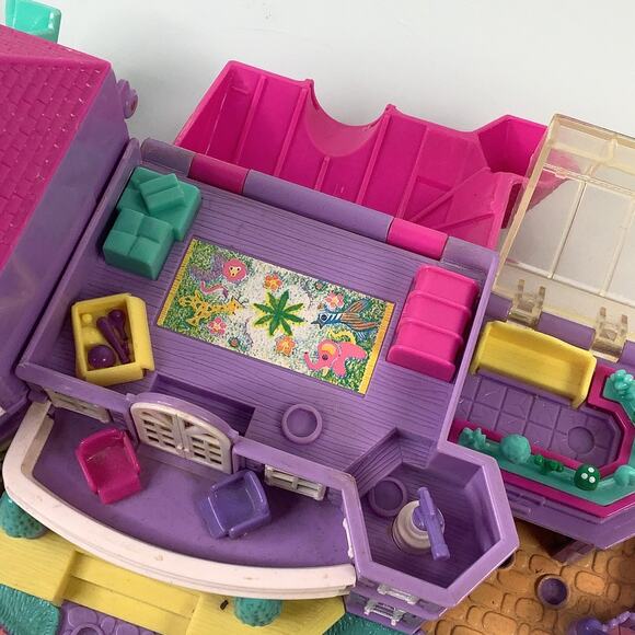 Village Polly Pockets light up magical mansion 1994 building only - Picture 8 of 12